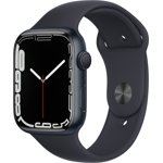 Rénovés Apple montre Series 7 (GPS) 45mm Midnight Boîtier en aluminium avec Midnight Groupe sportif - MKN53LL/A