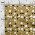 thumbnail image 2 of oneOone Viscose Chiffon Light Brown Fabric Poker Card Craft Projects Decor Fabric Printed By The Yard 42 Inch Wide, 2 of 4
