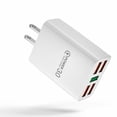 thumbnail image 3 of 5 - Port 2.1A Mural Portable Rapide Charger pour Téléphones Intelligents, 3 of 3