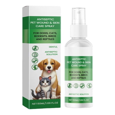 1-3x Antiseptic Pet Wound & Skin Care Spray for Dogs, Cats, Rodents, Birds HOT