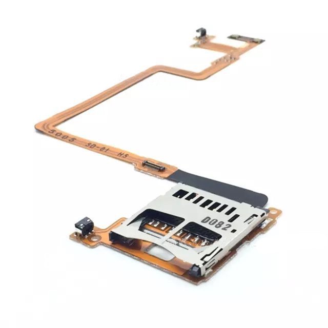 JIAHAOO Repair for Nintendo DSi with OEM SD Card Slot Ribbon Cable, a high-quality replacement part ensuring perfect fit and functionality. Designed for Nintendo DSi devices, this OEM repair part includes an SD card slot socket and comes ready for installation.