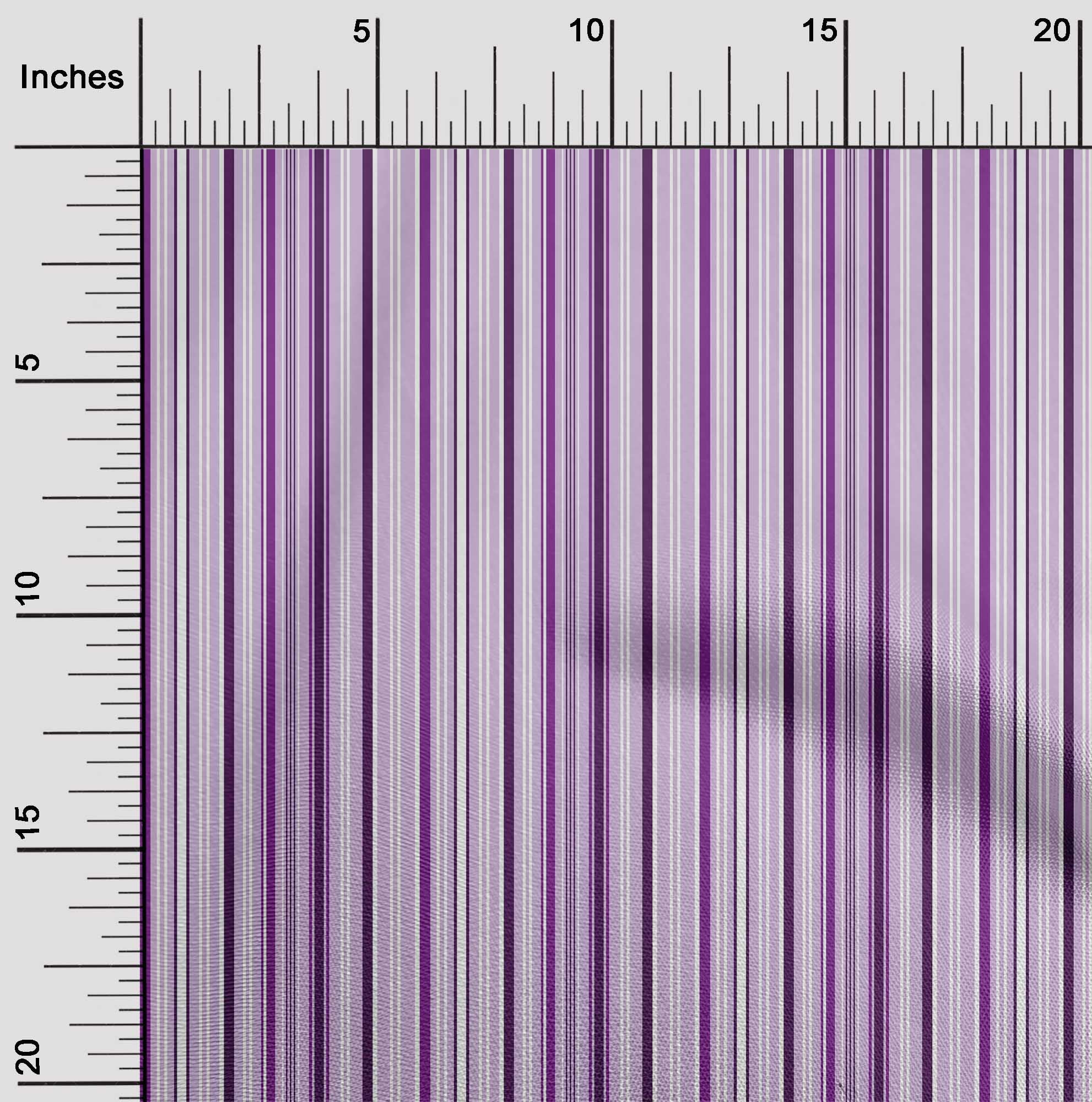 oneOone Cotton Poplin Fabric Multicolor Stripe Fabric Prints By Yard 42 Inch Wide