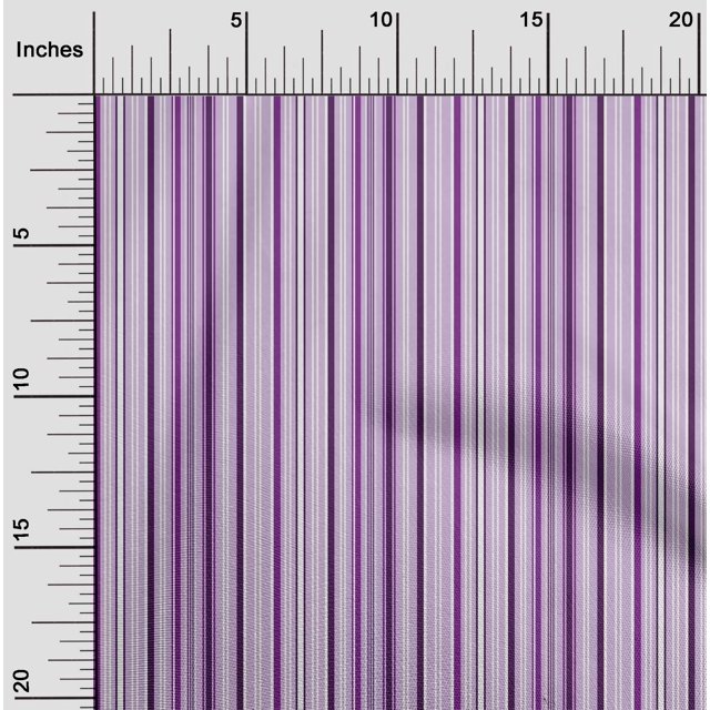 oneOone Tissu Jersey Viscose Multicolore Rayé Imprimé au Mètre 60 Pouces de Large