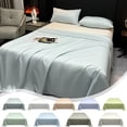 thumbnail image 1 of Sentmoon Queen Bed Sheets Silk Sheets Easy Care Solid Color Ease Friendly Washable Sheets Luxurious Silk Bedding, 1 of 7
