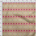 thumbnail image 3 of oneOone Cotton Poplin Fabric Geometric Ikat Printed Fabric 1 Yard 42 Inch Wide, 3 of 4