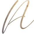 thumbnail image 1 of Unfinished Wood Letter A, Craft Alphabet 3'' Tall Wooden Letter Wall Décor, Bellany Script Font, 1 of 3