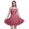 thumbnail image 1 of Bimba Robe Cocktail au-Dessus du Genou Smockée Florale pour Femmes Robe d'Été Fluide-TTG, 1 of 5