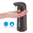 thumbnail image 4 of pitrice Automatic Soap Dispenser Touchless Refill Soaps Pump 400ml Battery Operated Waterproof Sensor Liquid Dispensers Bathroom Hotel Deep Wood Grain, 4 of 9