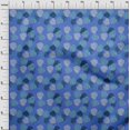 thumbnail image 4 of oneOone Velvet Blue Fabric Tropical Sewing Craft Projects Fabric Prints By Yard 58 Inch Wide, 4 of 5