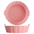 thumbnail image 3 of TIMIFIS Air Silicone Pot en pour Friteuse à Chaud, Doublures en Silicone pour Friteuse à Air Chaud Rondes Sûres pour les Aliments Antiadhésives Accessoires de Panier de Friteuse à Air, Remplacement Réutilisable du Papier Parchemin Inflammable Convient, 3 of 6