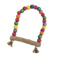 thumbnail image 2 of Ruiboury Wood Compact And Easy To Carry Lovebird Budgie Cage Hanging Toy Wide Application Bird Essentials 1Set, 2 of 6