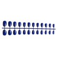 thumbnail image 1 of facefd Ensemble de Faux Ongles Brillants Style Français Résistants aux Rayures Ongles à Presser Viscosité Forte Réglables Autocollants de Manucure Unis Type 1 Type 4, 1 of 6