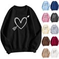 thumbnail image 3 of EQWLJWE Chemisiers d'Été à Manches Longues Mode pour Femmes Imprimé Décontracté T-Shirt à Manches Longues à Col Rond Hauts Vêtements d'Automne pour Femmes, 3 of 3