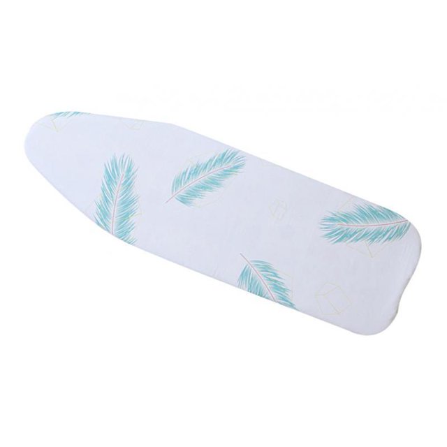 Ruiboury Ironing Board Table Cover Protector Laundry Supplies Green Feathers 140x50cm