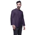 thumbnail image 4 of Atasi Solid Button Down Traditional Kurta For Men Short Kurta For Boys, 4 of 6