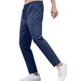 thumbnail image 1 of EOYWHK Pantalon pour Hommes à Séchage Rapide Extensible Coupe Ajustée Taille Élastique Pantalon Habillé Protection Solaire Respirant Jambe Droite Randonnée Course Pêche, 1 of 5