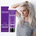 thumbnail image 1 of Personal Care Clearance!Nourishing Purple Hair Conditioner Fixing Color Locking Color Deeply Removing Yellowing Moisturizing Extending Hair Dyeing Durability Repairing Damag 100g, Gifts for Women, 1 of 9
