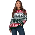 thumbnail image 1 of Matching Family Christmas Sweaters Long Sleeve Reindeer Pullovers, 1 of 2