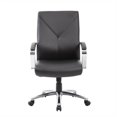 thumbnail image 3 of Scranton & Co Fauteuil de Bureau Exécutif Moderne en Cuirplus, Noir, 3 of 3