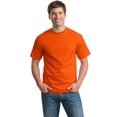 thumbnail image 1 of Hanes Men's EcoSmart Crewneck T-Shirt, Orange L, 1 of 4