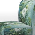 thumbnail image 4 of Designart "Ferns love expression IV" Green Ferns - Flower Upholstered Accent Chair - Modern Arm Chair For Bedroom, 4 of 7