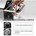 thumbnail image 3 of 20 Bar Espresso Machine With Built-In Grinder, Double Boiler System & LCD Touch Panel, Auto-Cleaning Quiet Coffee Maker for Office/Home Use, Beginner-Friendly Design, 3 of 7