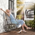 thumbnail image 4 of Outsunny Banc à Bascule d'Extérieur avec Table Chaise à Glissière pour 2 Gris, 4 of 10