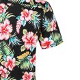 thumbnail image 3 of Leutsin Chemise Décontractée pour Homme à Imprimé, Boutonnée, à Manches Courtes, Haut Hawaïen, Blouse, 3 of 5