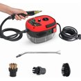 thumbnail image 1 of Saker handheld steam cleaner, 2500W Fast Heating Multi-Surface Steamer with Large Water Tank, 6 Steam Settings & Attachments for Floors, Windows, Cars (Red-Dual Control (Upgraded Touch Control)), 1 of 9