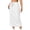 White, variant on LOVZFMLL Maxi Skirts for Women 2025 Summer Casual Solid Drawstring Elastic High Waist Long Sweat Skirts with Pockets Black M