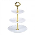 thumbnail image 2 of 3-Tier Cupcake Stand Cake Dessert Wedding Event Party Display Tower Plate Round, 2 of 8