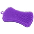 thumbnail image 4 of MesaSe Silicone Sponges Dish Scrubber Kitchen Wash Heat-Resistant Non-Stick Cleaning Brush Random Color, 4 of 8