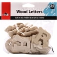 thumbnail image 1 of Plaid Unfinished Wood Surfaces Letter Pack, Fun Font, Set of 36, 1 of 4