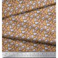 thumbnail image 3 of Soimoi Cotton Voile Fabric Triangle Geometric Print Fabric by Yard 56 Inch Wide, 3 of 3