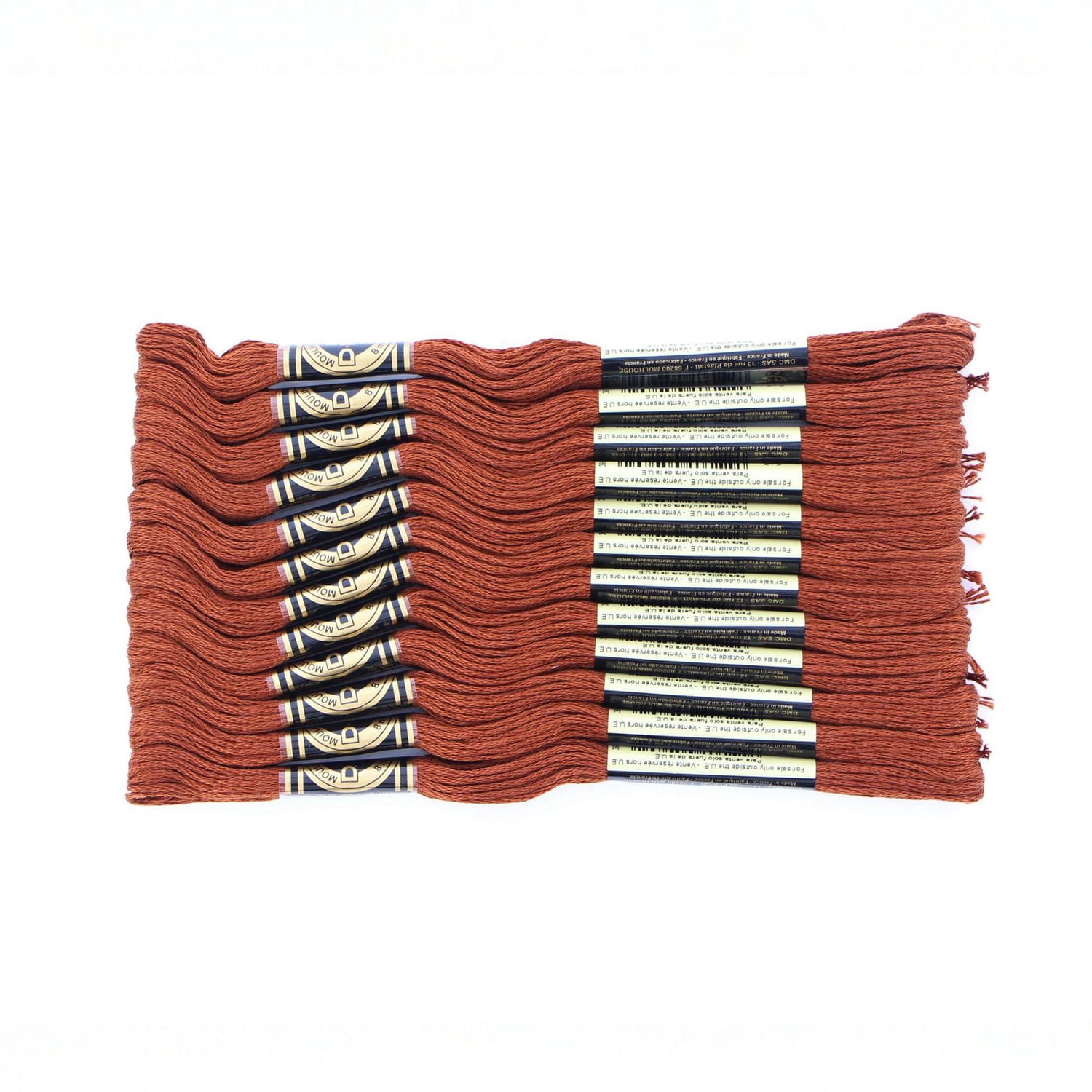 DMC 6 brins fil à broder en coton, 8 m (8.7 yd), brun