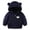 Dark Blue, variant on Baby Boy Winter Coat Baby Boy Jackets 6-12 Months Toddler Kids Baby Boys Girls Fashion Cute Solid Color Keep Warm Zipper Bear Ear Hooded Jacket Coat Baby Boy Winter Jacket