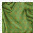 thumbnail image 4 of Soimoi Green polyester Crepe Fabric Circle Art Geometric Print Fabric by Yard 52 Inch Wide, 4 of 5