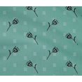 thumbnail image 4 of oneOone Cotton Flex Fabric Line & Floral Block Printed Fabric 1 Yard 40 Inch Wide, 4 of 4
