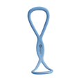 thumbnail image 1 of Decodeary Bande d'Exercice en Forme de 8 Bande de Résistance pour Musculation Entraîneur d'Exercice Bleu Bleu 46x11.5cm, 1 of 5