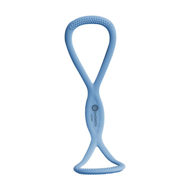 Decodeary Bande d'Exercice en Forme de 8 Bande de Résistance pour Musculation Entraîneur d'Exercice Bleu Bleu 46x11.5cm