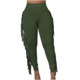 thumbnail image 1 of Birdeem Pantalon Aguichant Moulant à Franges pour Femmes, 1 of 11