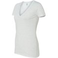 thumbnail image 3 of Bella + Canvas Ladies' Triblend Short-Sleeve Deep V-Neck T-Shirt, 3 of 6