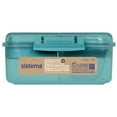 thumbnail image 2 of Sistema Ocean Bound Plastic Bento Box, Lunch Box with Yogurt/Fruit Container, 1.25 L, Assorted Colours (Varies by Pack), 2 of 7