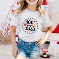 thumbnail image 2 of TZEWGL T-Shirts pour Enfants Imprimé Dessin Animé Col Rond Ample Manches Courtes Vêtements pour Filles Garçons Taille 12-13T, 2 of 4