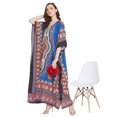thumbnail image 2 of Oussum Robe Kaftan Longue pour Femmes, Robe Maxi Décontractée d'Été Ample pour Dames, Grande Taille, Robe de Soirée Confortable, Caftan en Ligne, 2 of 4
