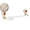 thumbnail image 1 of Dvruxg Suction Cup Towel Rack, Punch-Free Bathroom Organizer, Multi-Hook Bath Towel Storage for Shower Use, 1 of 5