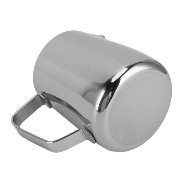 Milk Frothing Pitcher Stainless Steel Comfort Grip Inner Marking Jug Coffee Latte Art for Home Cafe