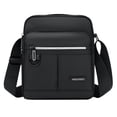 thumbnail image 2 of LSLJS Sac Bandoulière Sac Ceinture pour Hommes Sac Bandoulière Sac Bandoulière Noir avec Sangle Réglable Sac de Taille Mode, Accessoires pour la Maison, 2 of 6
