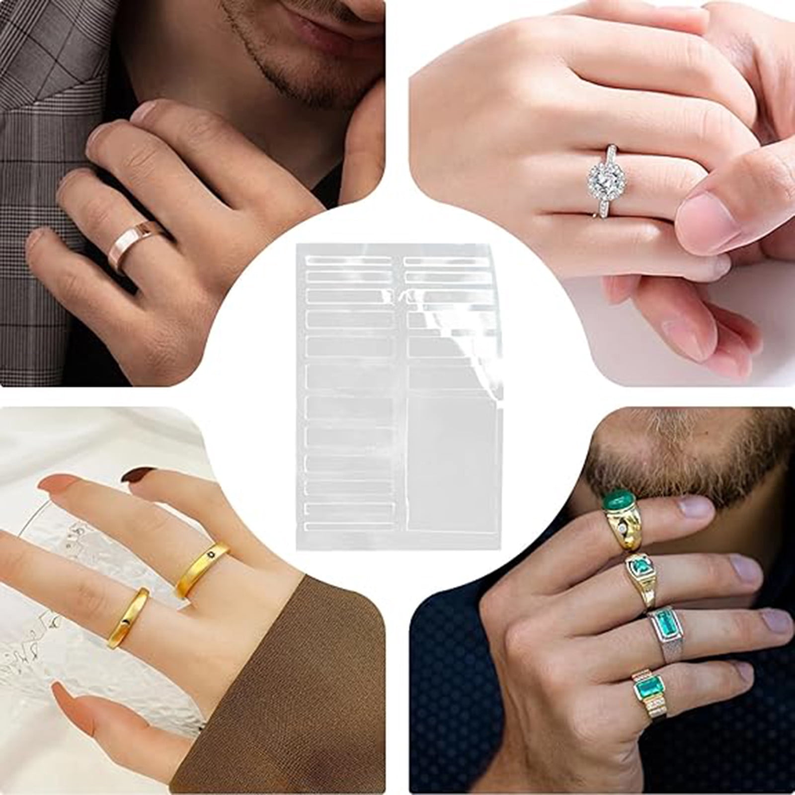 Amzcrzy Ring Regulator Desk Organizer Invisible Ring Adjuster Transparent Snug Tightener School Supplies Teacher Supplies Back To School Supplies Office Desk Accessories