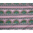 thumbnail image 4 of oneOone Polyester Lycra Fabric Leaves|Floral & Paisley Block Print Fabric BTY 56 Inch Wide, 4 of 4